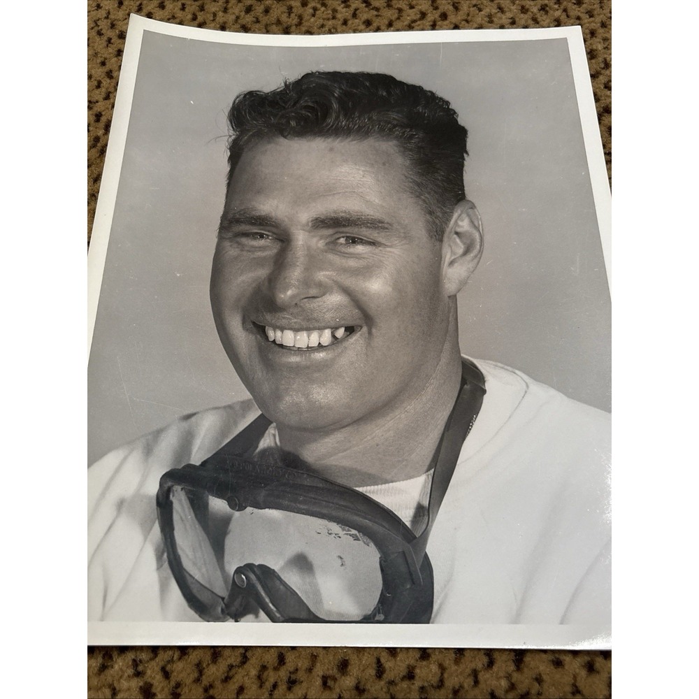 Carl Williams 8x10 Photo Official Indy 500 Black & White Vintage Race Car Driver